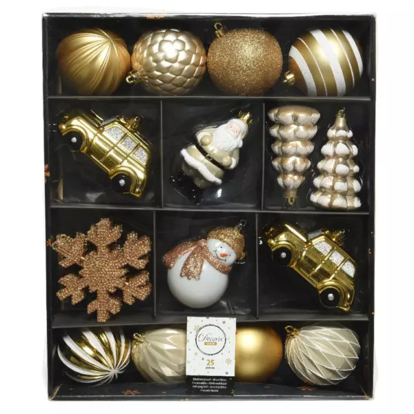 Kit de decoración para árbol de Navidad Tradición Perla