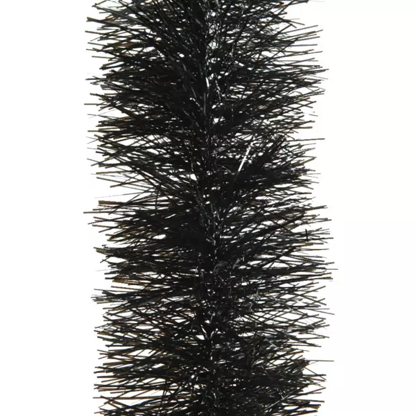 Kerstslinger (D10 cm) Luxe Alpine Zwart