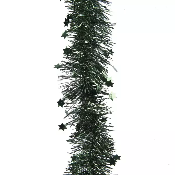 Guirnalda de Navidad (D9 cm) étoilée Alpine Verde