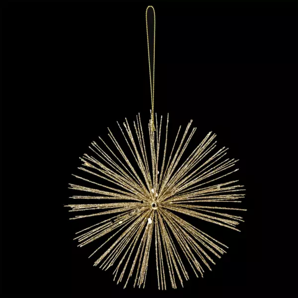 Kerstster om op te hangen Galaxy met glitters Goud