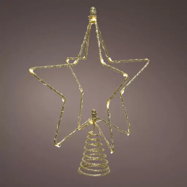 Copa para árbol luminoso Estrella paronámica Oro