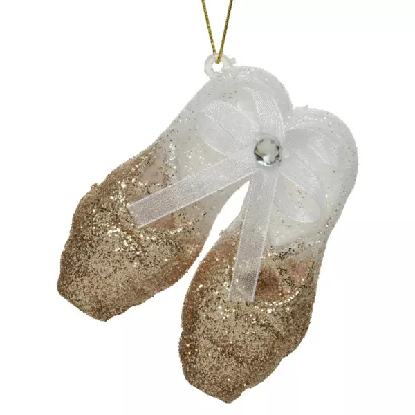 Zapato para colgar lentejuelas Champaña