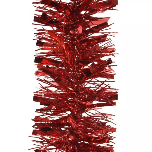 Guirnalda de Navidad (D10 cm) (2 m) Alpine estructurado Rojo

