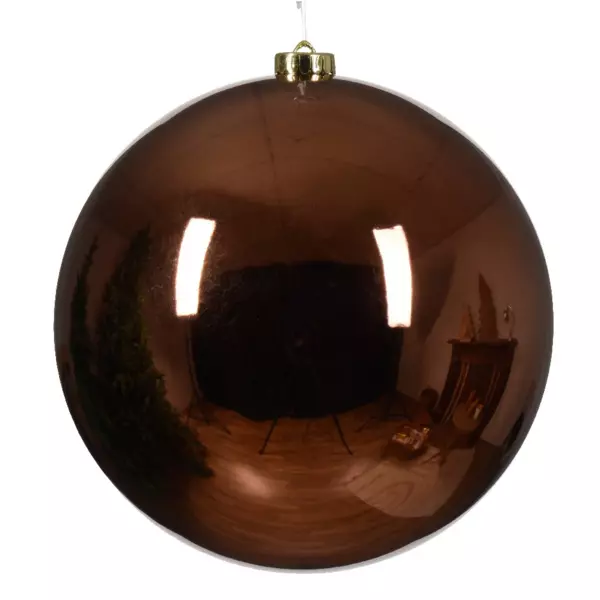 Boule de Noël (D200 mm) Alpine Brun café