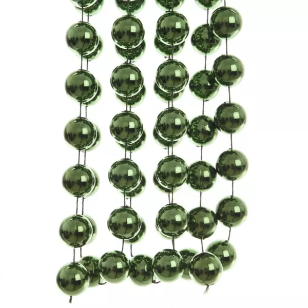 Nostalgiche Perle Di Vetro Veneziane Giuliano Fratti GM In Adorabile Tavolozza Verde - Collana Graduata A 4 Fili - Art.144/7 - Italia