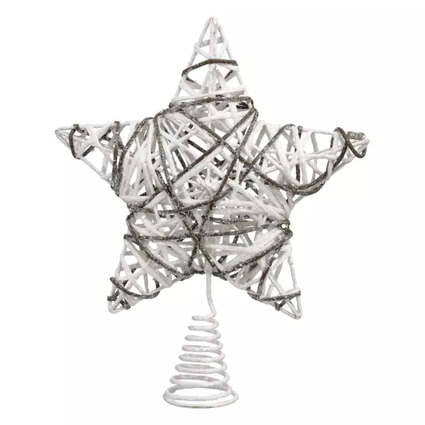 Copa para árbol Rota lentejuelas Blanco
