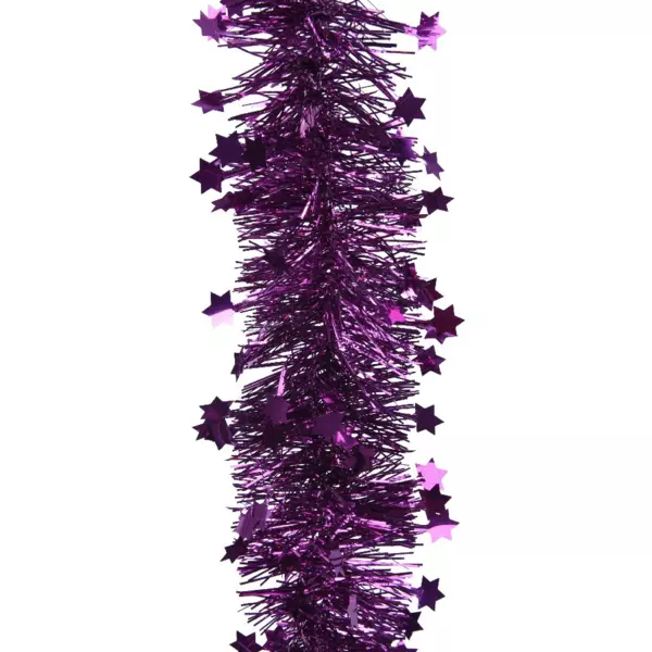 Guirnalda de Navidad (D9 cm) étoilée Alpine Violeta