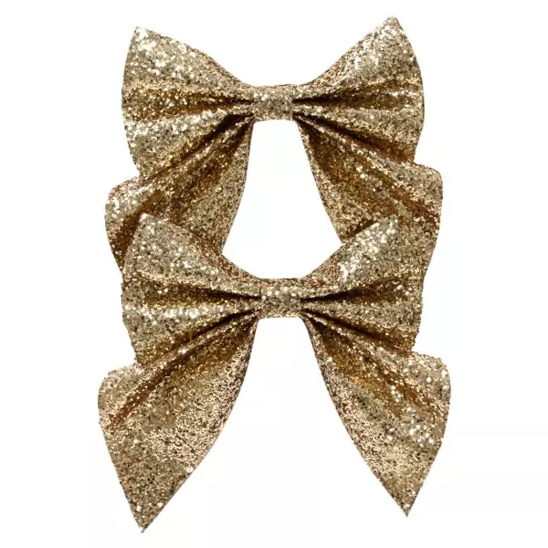 Lot de 2 noeuds (H12 cm) Chic Or