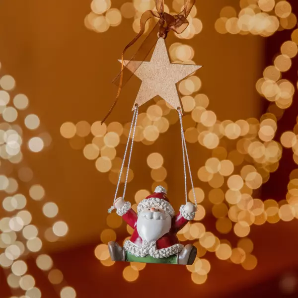 Papá Noel para colgar Volant Multicolor