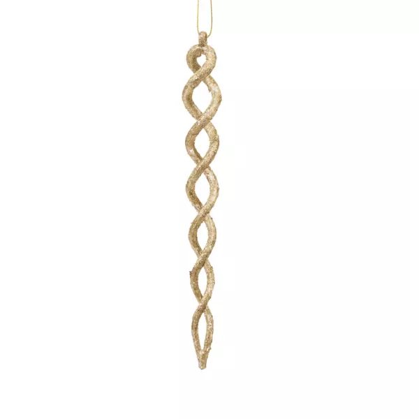 Lote de 3 estalactitas de Navidad para colgar Bijoux Oro