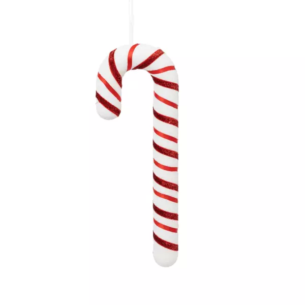 Baton de sucre d'orge à suspendre (H33 cm) Géant Rouge