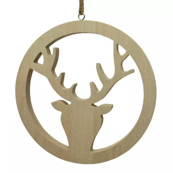 Renne à suspendre (H28 cm) Paulow Naturel