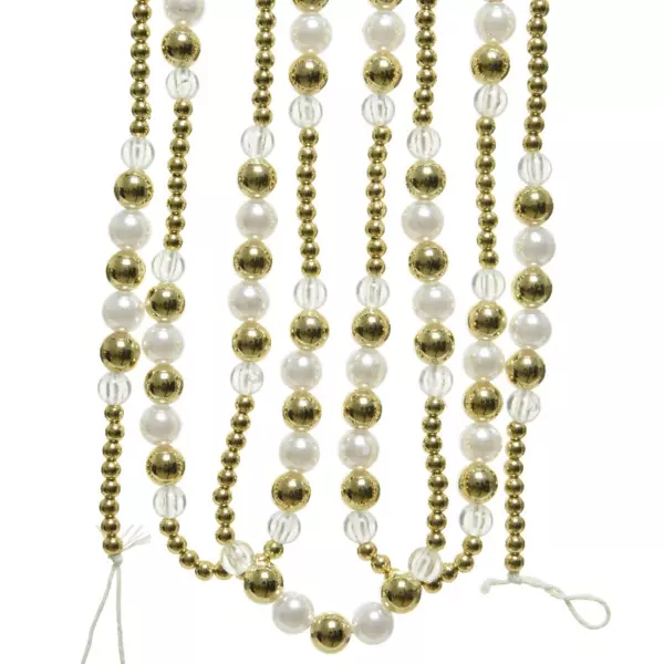 Guirlande de perle (240 cm) Bianca Or