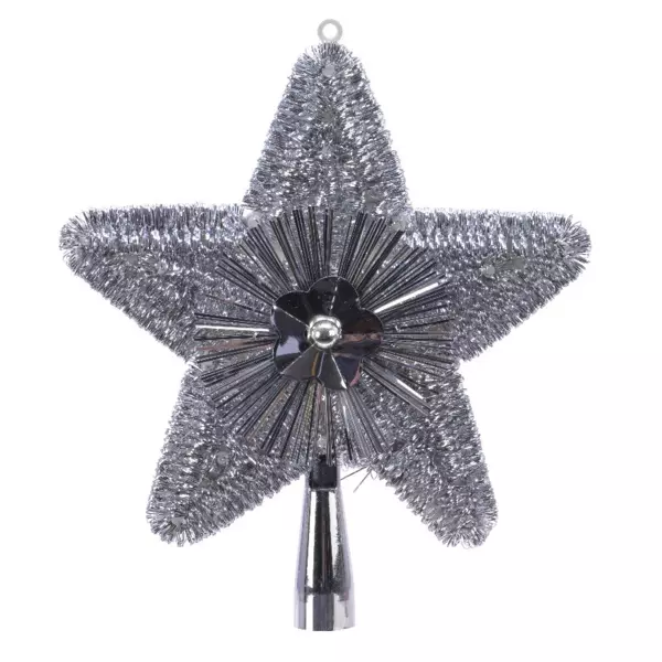Cimier de sapin Etoile Argent