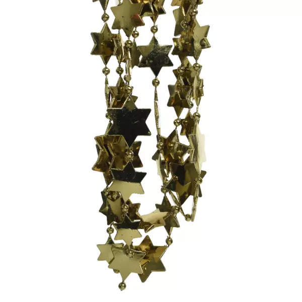 Guirlande de Noël (270 cm) étoile/perle Alpine Vert sous bois