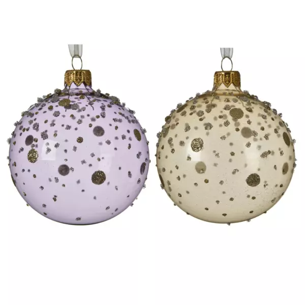 Lot De 16 Boules De Noël Décoratives 6 Cm – Couleur Champagne, Plastique, Pour Sapin, Mariages, Fêtes, Décoration Intérieure