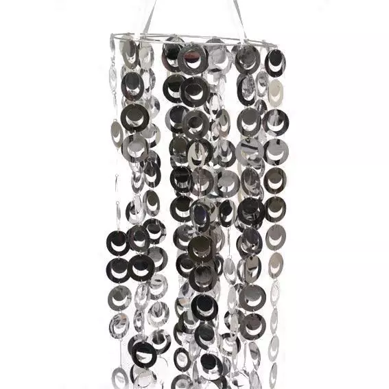 Adorno de fiesta para colgar Pantalla Plata