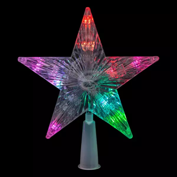 Copa para árbol luminoso Estrella Arc en ciel Multicolor