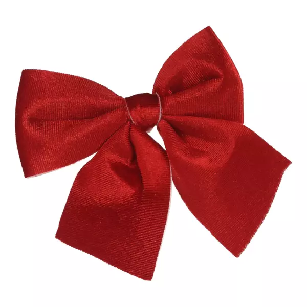 Lot de 3 nœuds (H9 cm) June Rouge