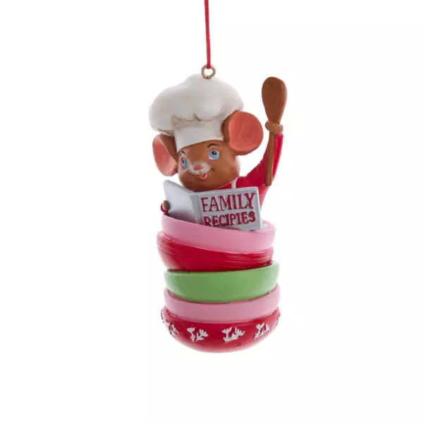 Ratón de Navidad Chef Multicolor
