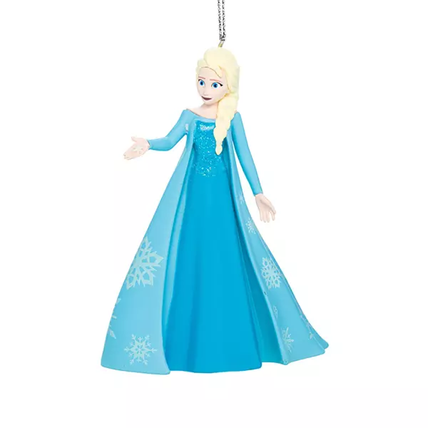 Adorno de fiesta para colgar Disney Frozen Elsa Azul turquesa