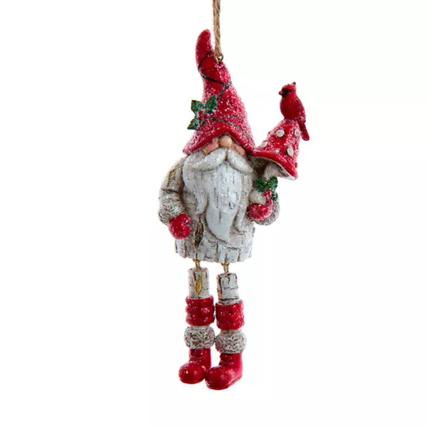 Lutin de Noël à suspendre (H13 cm) Oswald Rouge