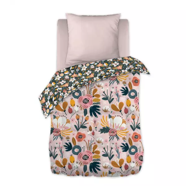 Bedrukt Dekbed kind (140 x 200 cm) Champetre Meerkleurig