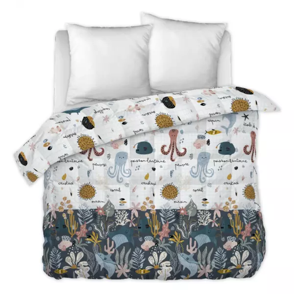 Edredón estampado infantil (240 x 220 cm) Octopia Multicolor