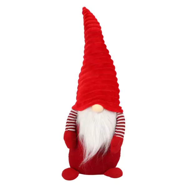 Wichtel mit leuchtender Nase Rot H57 cm