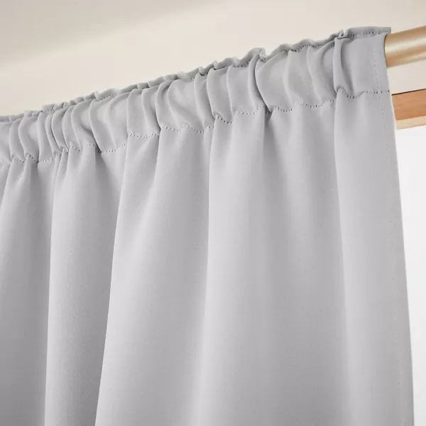 Rideau obscurcissant galon fronceur (140 x 260 cm) Dark Gris clair