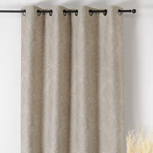 Cortina opaca aislante (140 x 240 cm) Bengale Beige