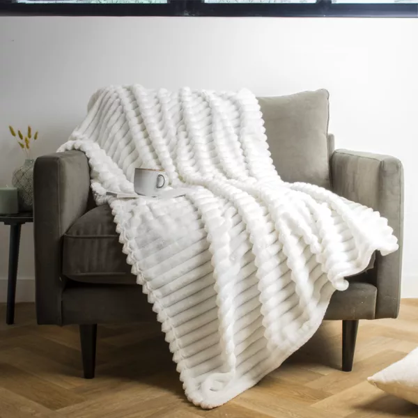 Blødt tæppe (125 x 150 cm) Dune Elfenben