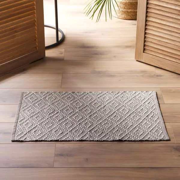 Alfombra en algodón (50 x 80 cm) Dorana Topo