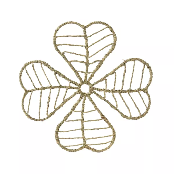 Mantel individual de mesa (D 35 cm) Agua Beige natural