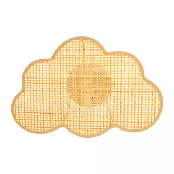 Aplique de pared niño bambú (30 x 20 cm) Nuage Beige