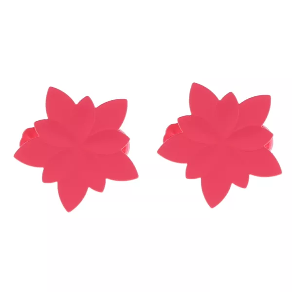 Lote de 2 pinzas para cortinas Nymphéas Rosa fuchsia