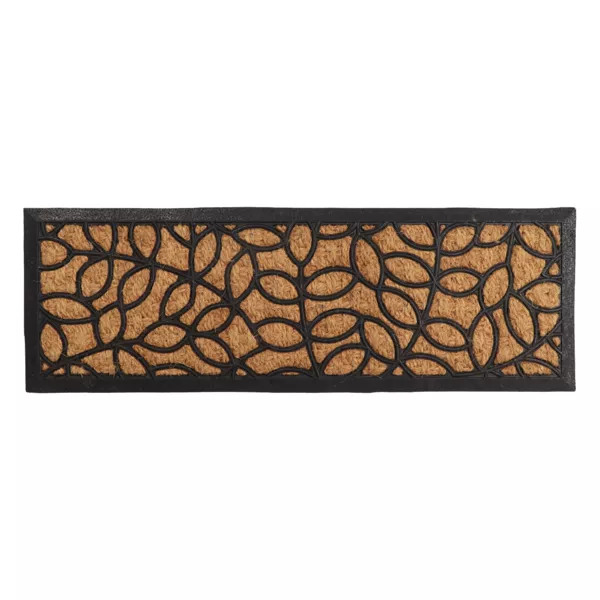 Deurmat Kokos (25 x 75 cm) Feuille Beige