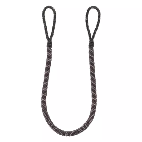 Embrasse rideau (80 cm) Pearl Gris graphite