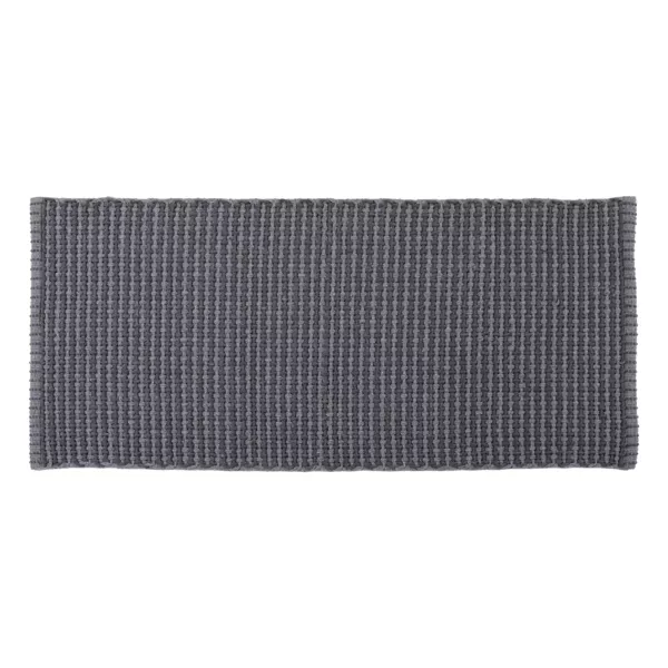 Tapis de salon coton (50 x 120 cm) Mimetisme Gris clair