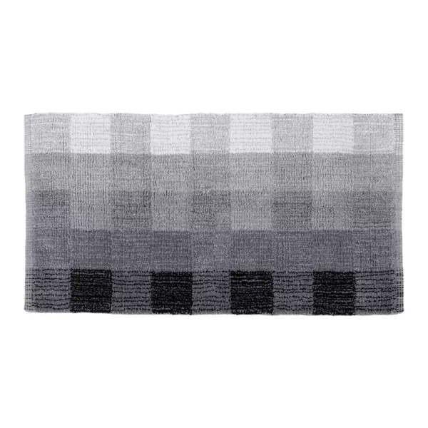 Katoenen woonkamertapijt (45 x 90 cm) Louise Grijs