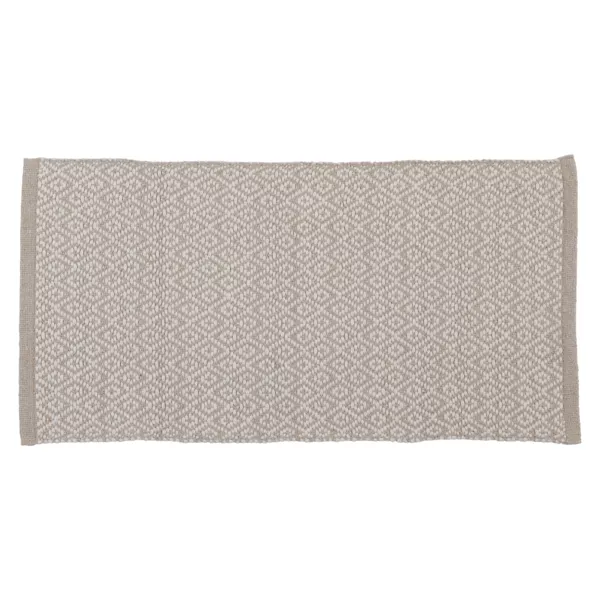 Katoenen woonkamer tapijt (45 x 90 cm) Alice Beige