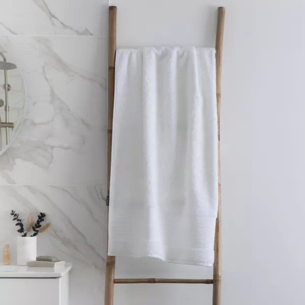 Badhanddoek biologisch katoen (70 x 130 cm) Méline Roomwit