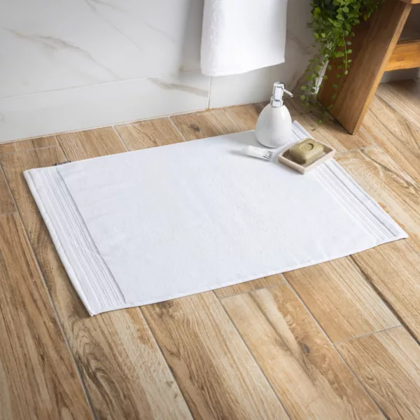 Badmat biologisch katoen (70 cm) Méline Roomwit