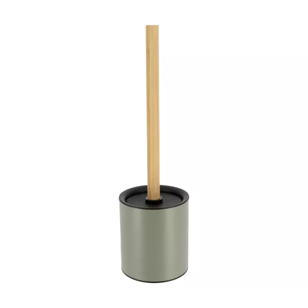 Toiletbrste i metal Purebamboo Kaki grn