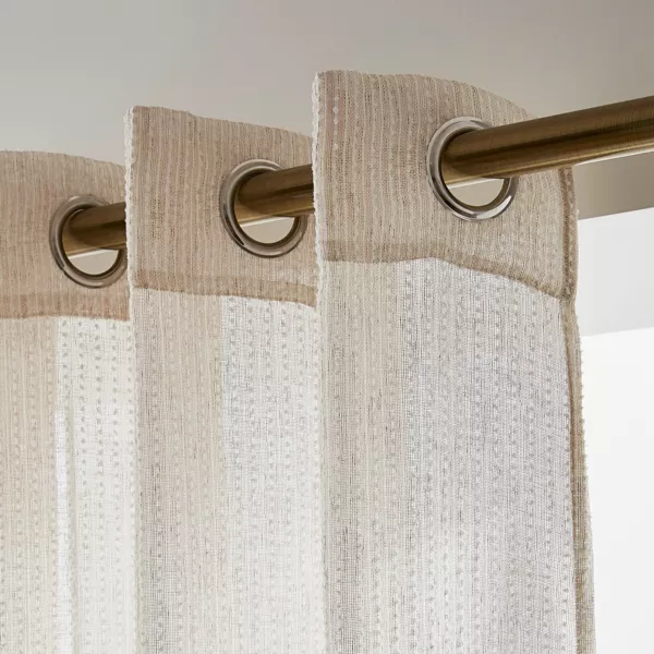 Vitrage met ringen (280 x 240 cm) Arthur Beige