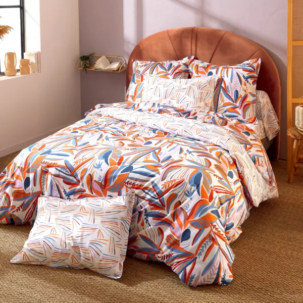 Funda nórdica en algodón (200 x 200 cm) Perroquet Salsa Multicolor