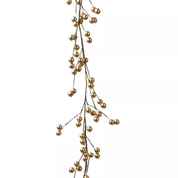 Guirnalda de bayas (130 cm) Navidad naturaleza Oro