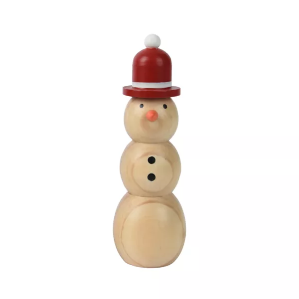 Weihnachtsmann aus Holz zum Aufstellen (H10 cm) Chapeau Rot