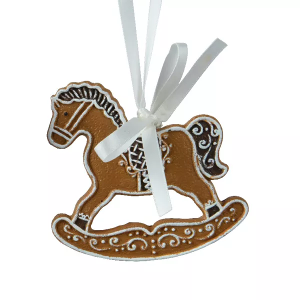 Caballo mecedora para colgar (H10 cm) Aly Pan de jengibre gourmet