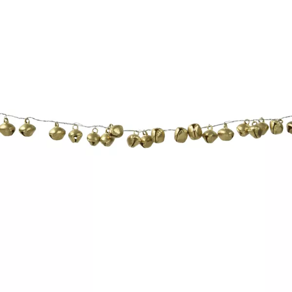 Guirlande déco (1,20 m) Clochettes de montagne Or